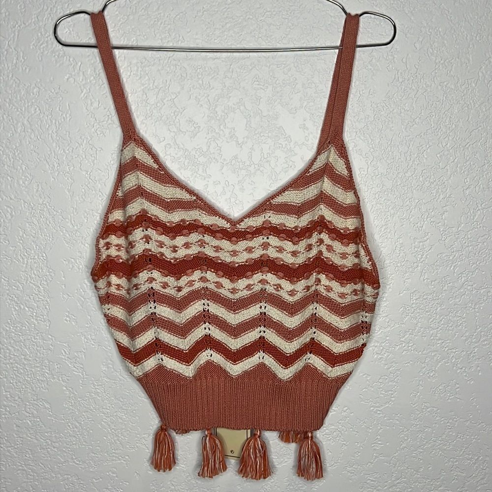 NWT FIGUE Quinn Bralette Orange Multi Medium - Picture 2 of 14